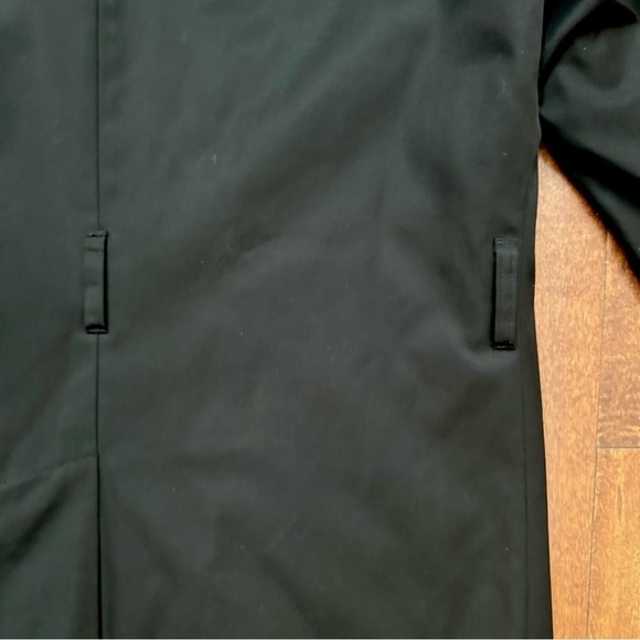 H&M Men's Black Belted Coat with Removable Quilted Liner, Size 40R - Picture 11 of 15